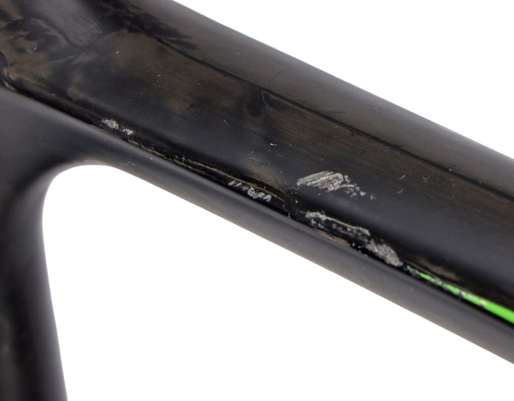 Litespeed C1 Carbon Road Bike Frameset XL Nude/White/Green 700c QR Rim Aero 2013