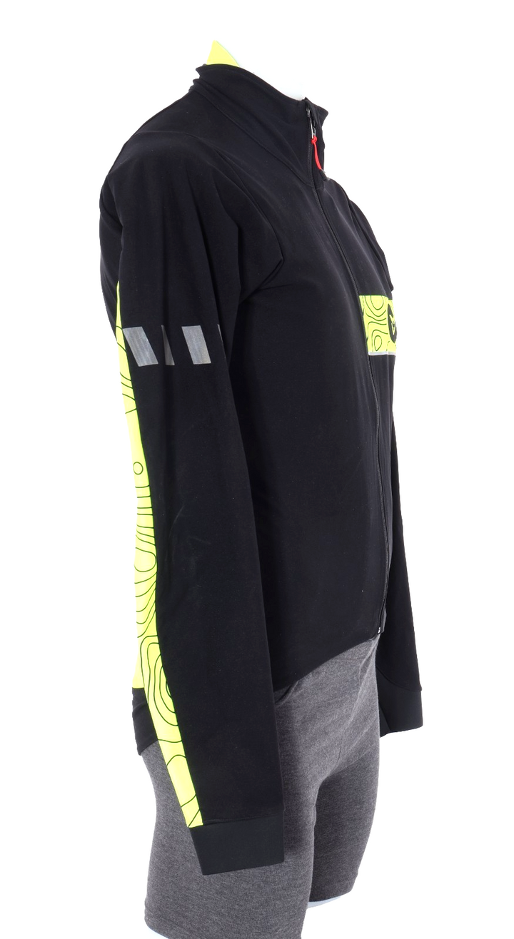 Cuore Gold Softshell Thermal Cycling Jacket Men MEDIUM Black Road Bike Windproof