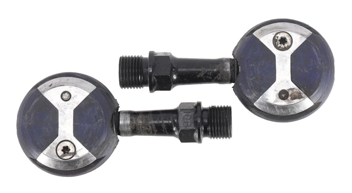 wahoo Speedplay X5 Chrome-Moly Clipless Road Bike Pedals Blue 53mm w/ Cleats