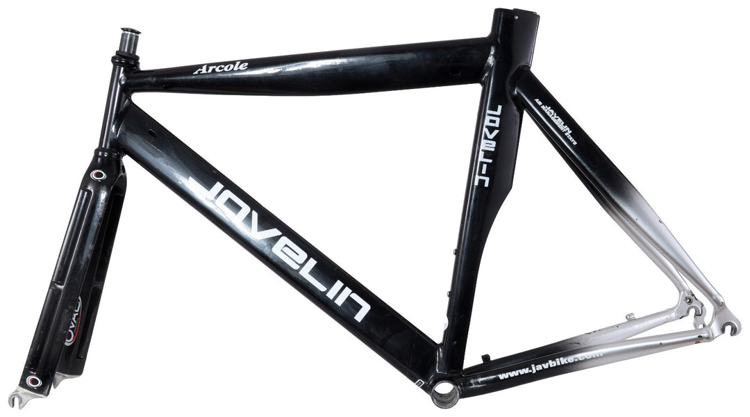 Javelin Arcole Alloy Road Triathlon TT Bike Frameset LG 57cm Black 700c Rim QR