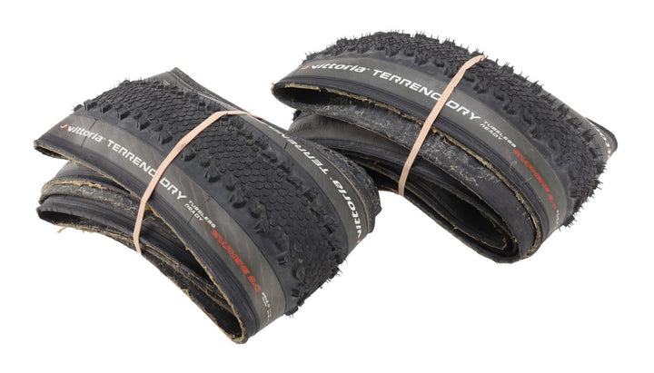 Vittoria Terreno Dry Tubeless Gravel Bike Tires 700 x 2.0" PAIR 50mm Graphene