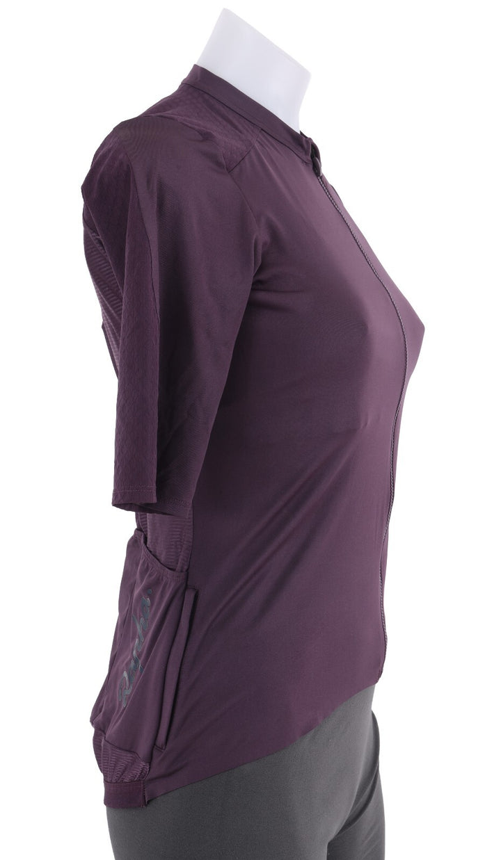 Rapha Souplesse Aero Short Sleeve Jersey Women MEDIUM Purple Road Bike Gravel