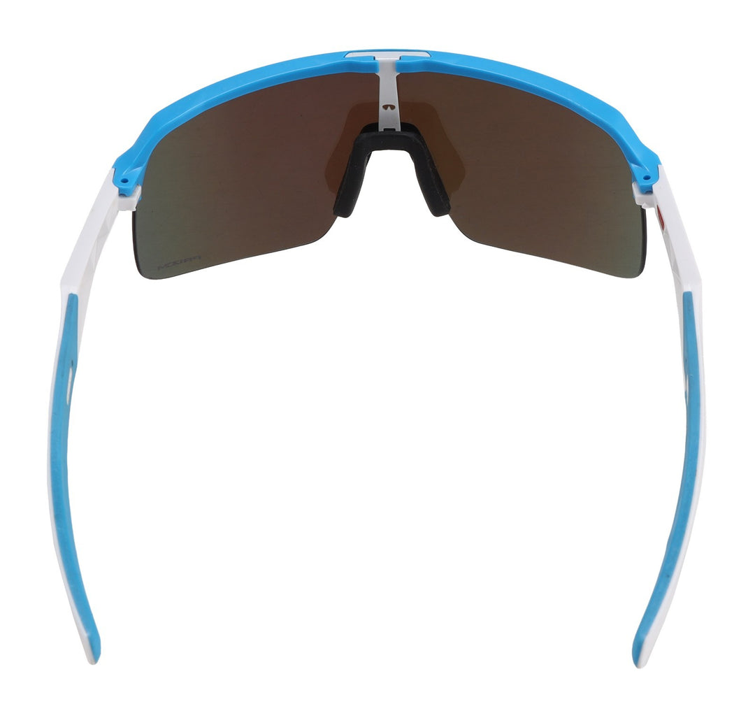 Oakley Sutro Lite Cycling Sunglasses Matte White Prizm Sapphire Lens OO9463-6639