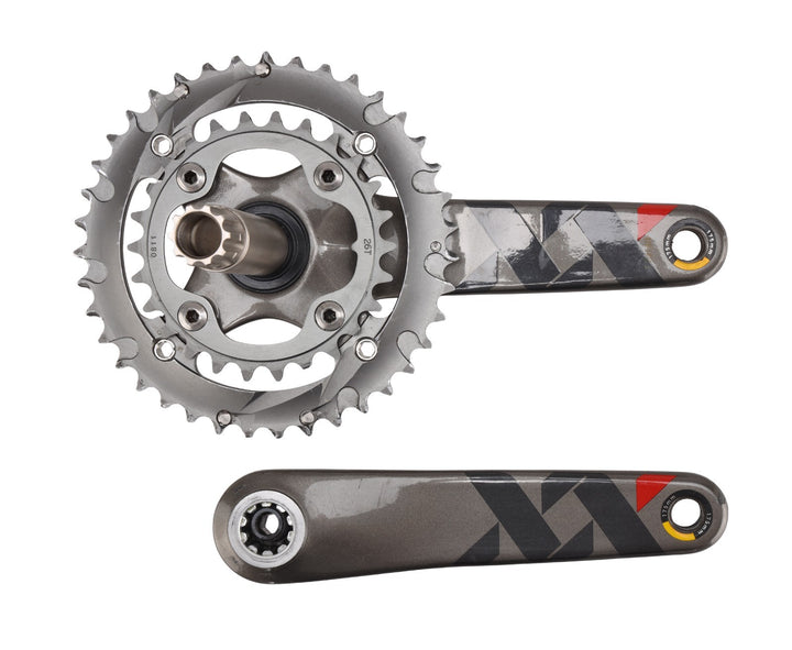 SRAM XX Truvativ GXP 2x 10 Speed Carbon Mountain Bike Crankset 175mm 26/39T w/BB