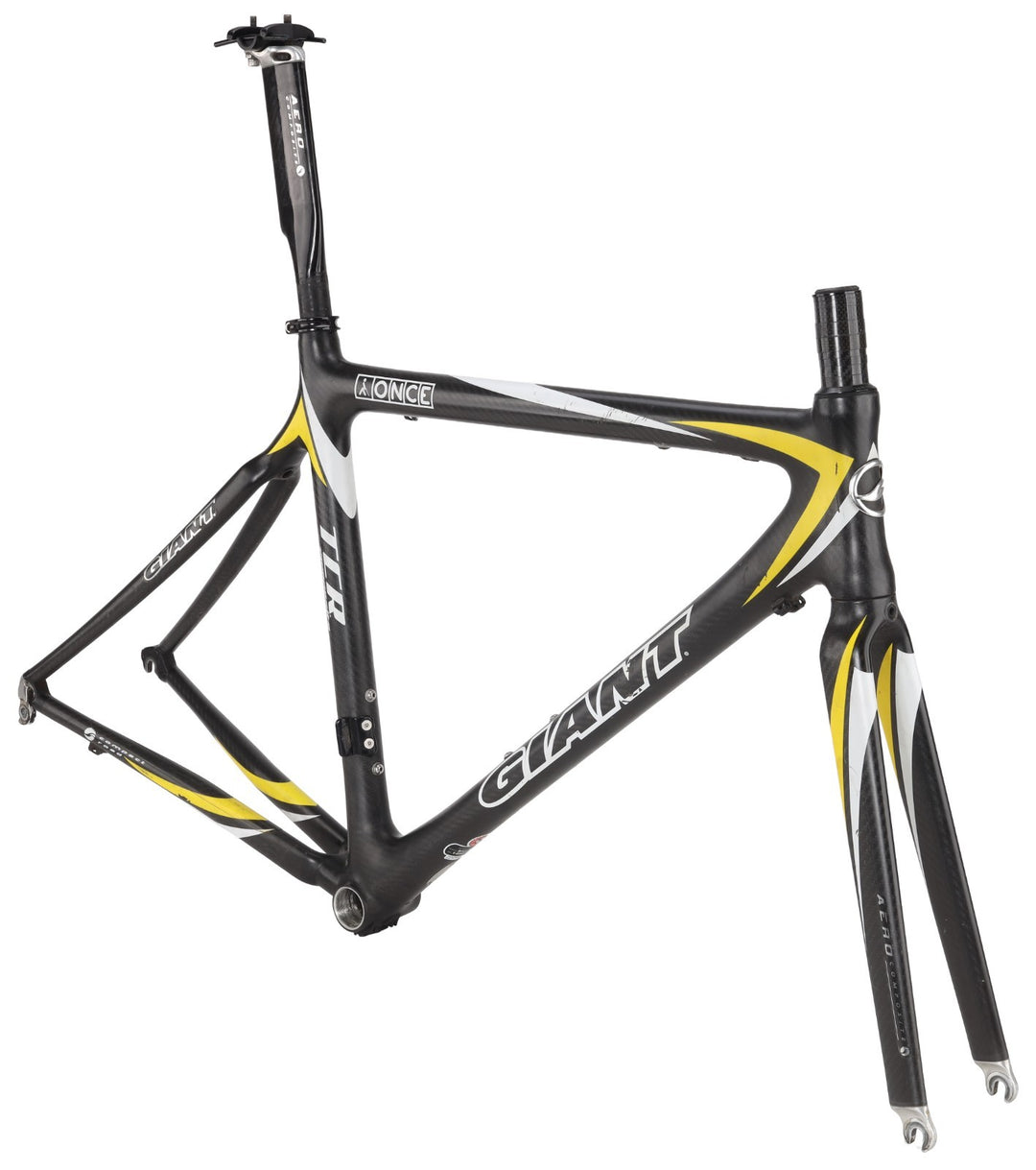 Giant TCR Pro Team ONCE Carbon Road Bike Frameset MED Black 700c Rim QR 2003