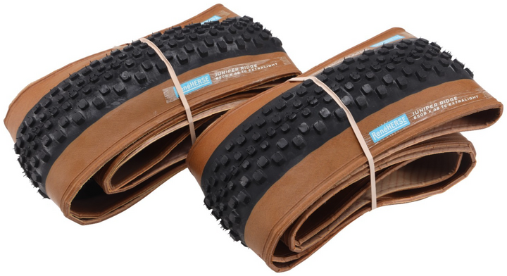 Rene Herse Juniper Ridge TC Extralight Tubeless Gravel Bike PAIR 650bx 48mm Tan