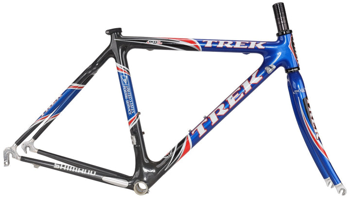 Trek 5200 OCLV 120 Carbon Road Bike Frameset USPS Pro Team 50cm QR Rim 700c 2002