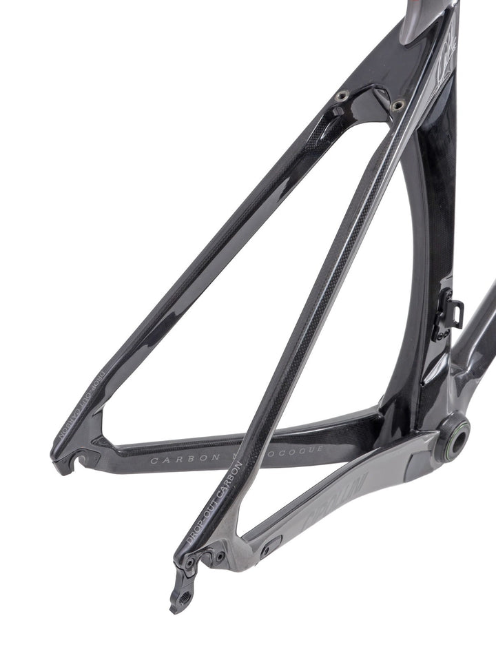 Cipollini NK1K Carbon Road Bike Frameset XL Anthracite QR Rim Direct Mount