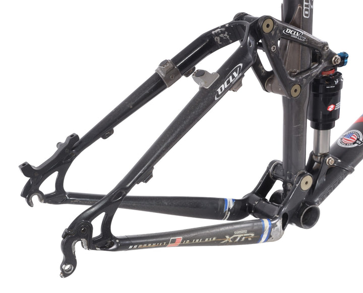 Trek Top Fuel Team Issue 110 OCLV Carbon Mtn Bike Frameset 26" LARGE Silver 2005