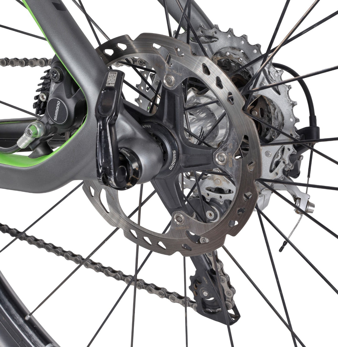 Niner Air 9 Carbon 29" Hardtail Mtn Bike 2x10s LG Grey/Green Fox Shimano XT 2016