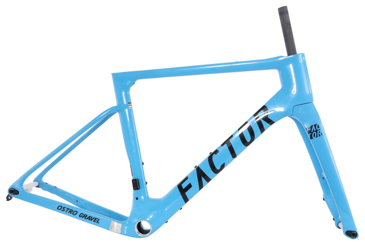 Factor Ostro Gravel Premium v1 Carbon Disc Frameset 56cm Blue CeramicSpeed 2023