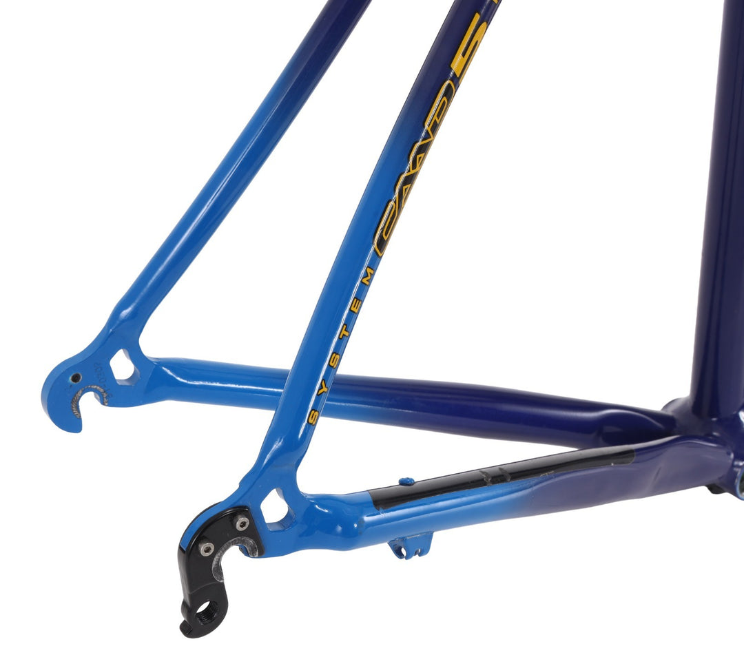 Cannondale R3000si CAAD5 Alloy Frameset TIME Carbon 56cm BLUE 700c Rim QR 2002
