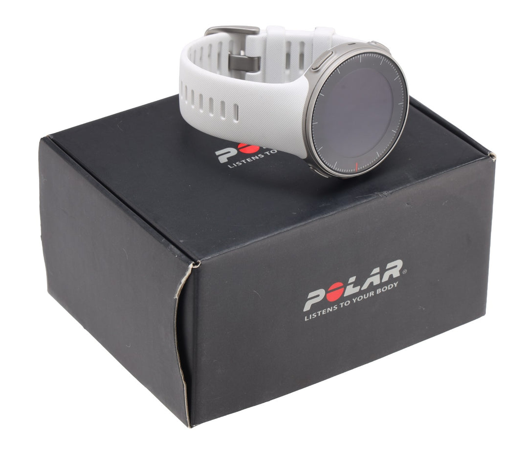 Polar Vantage V Pro Multisport GPS Watch WHITE Tri Training Running Cycling