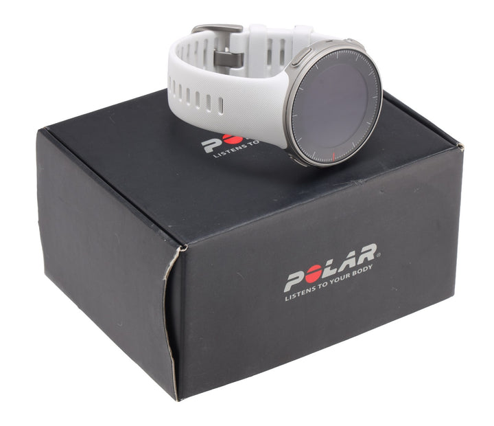 Polar Vantage V Pro Multisport GPS Watch WHITE Tri Training Running Cycling