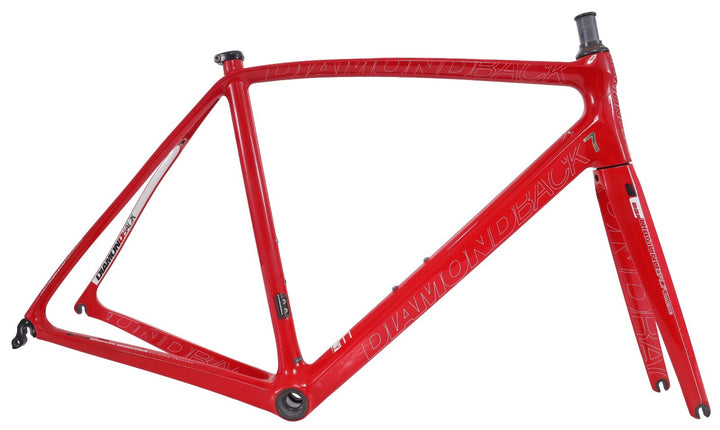 Diamondback DBR Podium 7 Carbon Road Bike Frame MEDIUM 56cm Red 700c QR Rim 2013