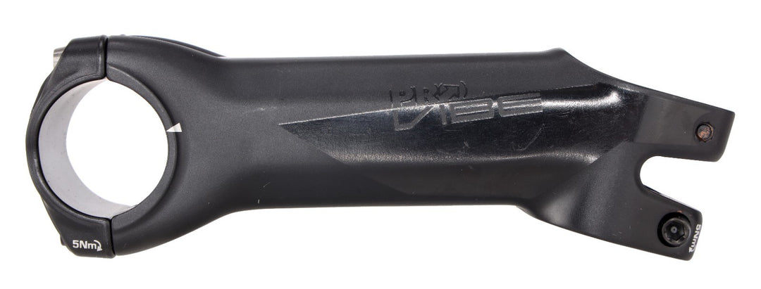 PRO Vibe Alloy Road Bike Stem 31.8 x 120mm -17º 1 1/8" Ti Bolts BLACK Gravel
