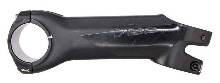 PRO Vibe Alloy Road Bike Stem 31.8 x 120mm -17º 1 1/8" Ti Bolts BLACK Gravel