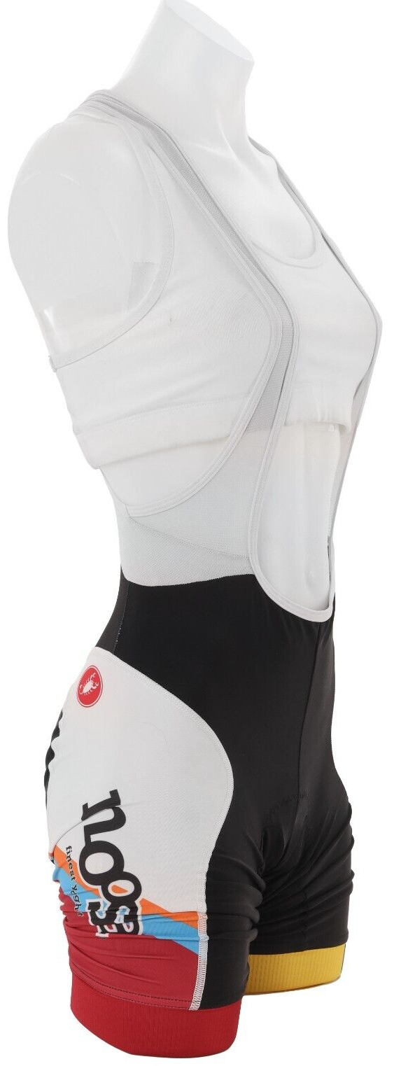 Castelli Women Noosa Pro Cyclocross Team Bib Shorts LARGE Multicolor Road Bike