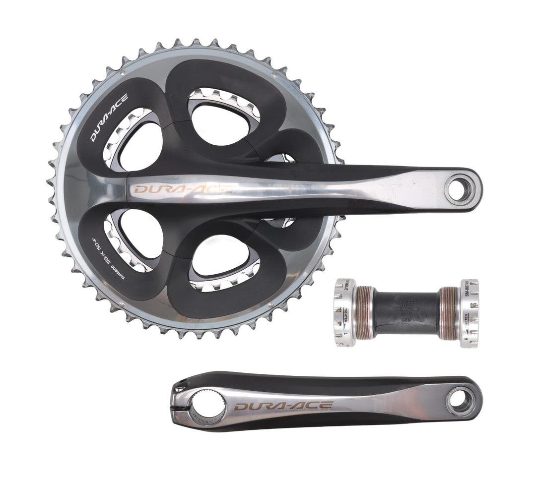 Shimano Dura-Ace FC-7950 2 x 10 Speed Road Bike Crankset 172.5mm 50/34T w/ BB