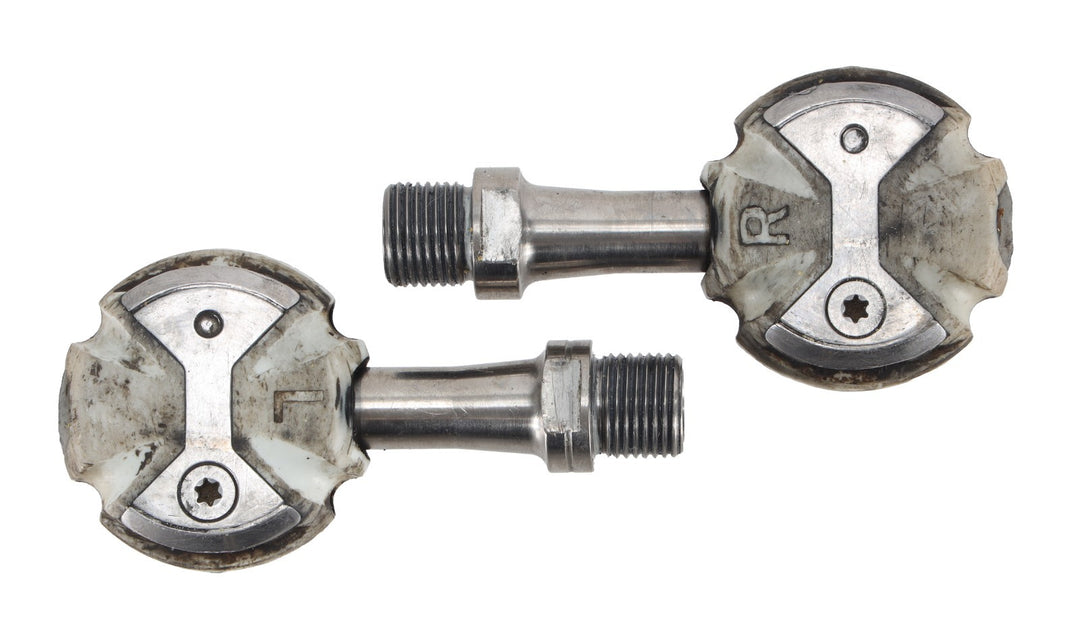 Speedplay Zero Clipless Road Bike Pedals Gray 50mm Titanium 4-Bolt