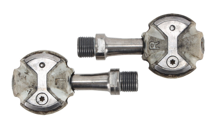 Speedplay Zero Clipless Road Bike Pedals Gray 50mm Titanium 4-Bolt