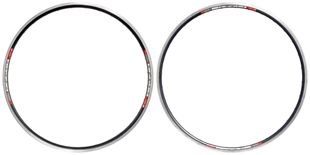 DT Swiss RR440 700c Alloy Clincher Rims 1 PAIR 32H BLACK/SILVER Road Bike QR