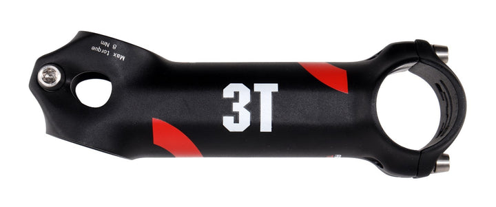 3T ARX II TEAM Alloy Road Bike Stem 31.8 x 110mm BLACK 17º 1 1/8" Ti Bolts 17/73