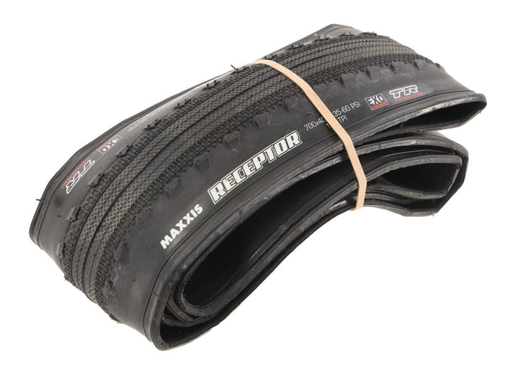 Maxxis Receptor Tubeless Gravel Bike Tire 700 x 40c EXO 120 TPI TR Cycling Race