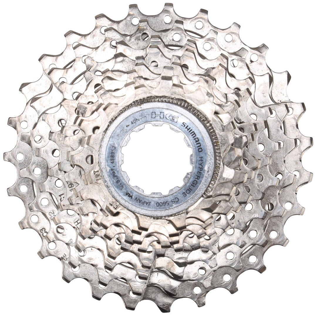 Shimano 105 CS-5600 10 Speed Road Bike Cassette 12-27T Hyperglide Steel Cogs