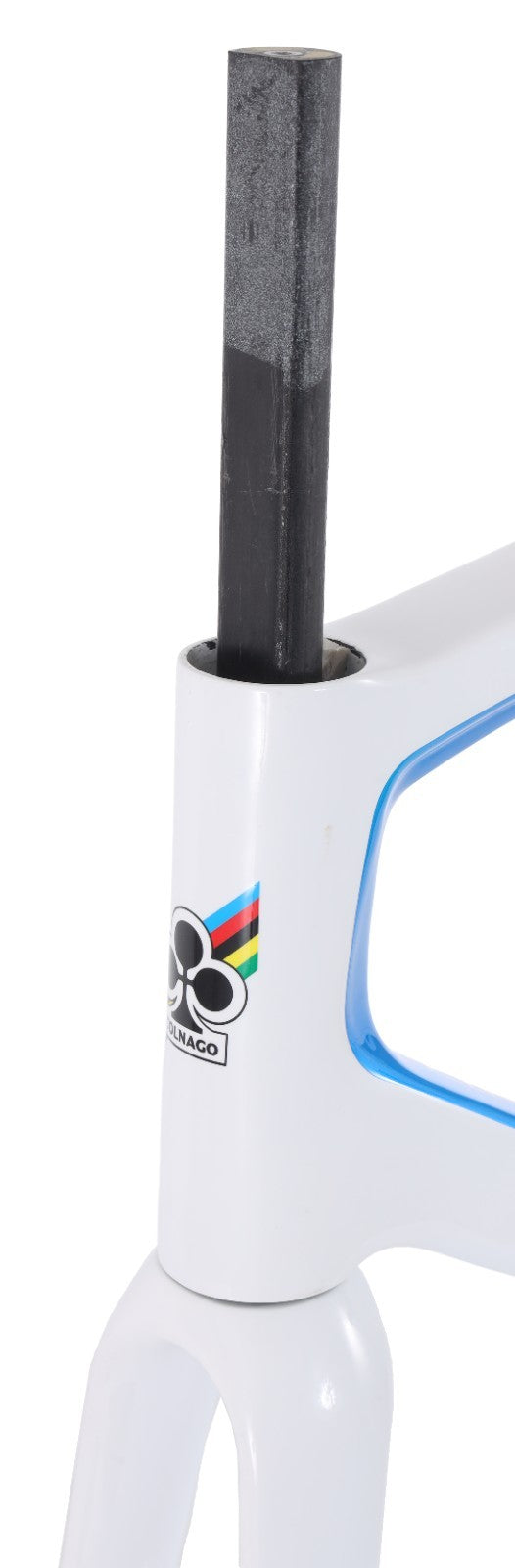 Colnago V3Rs Carbon Disc Road Bike Frameset 56cm White/Blue Thru-Axle 700c 2022