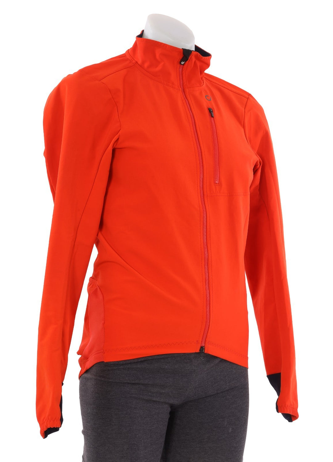 Velocio Signature Softshell Cycling Jacket Men LARGE Orange Road Bike Gravel MTB