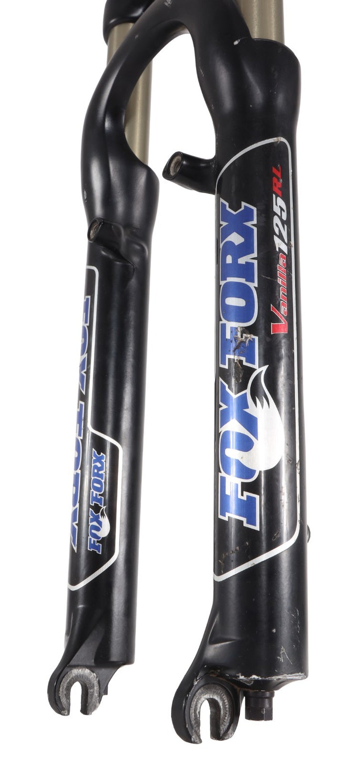 Fox Factory Vanilla 125 RL 100mm Mtn Bike Fork 26" Disc BLACK 32mm 9x 100mm QR