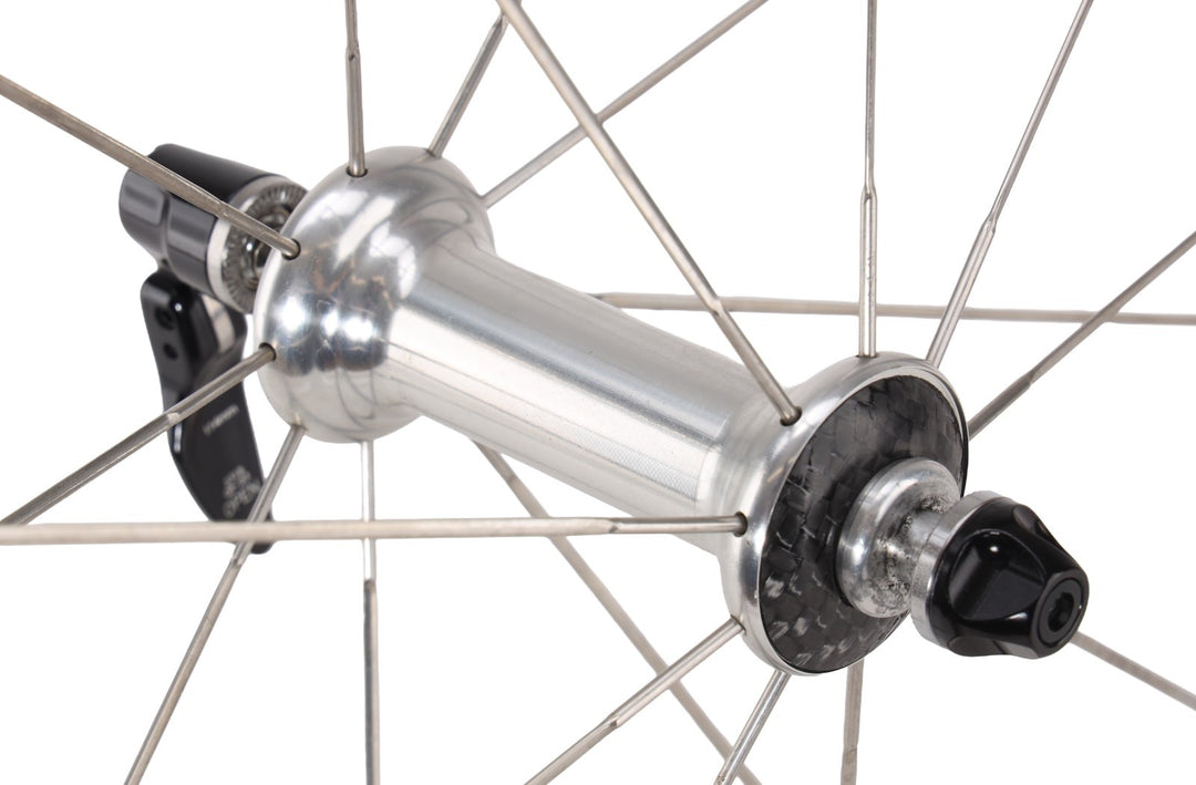 Zipp 404 Carbon Tubular Road Wheelset Shimano 10 Spd 700c Rim Brake QR USA Made