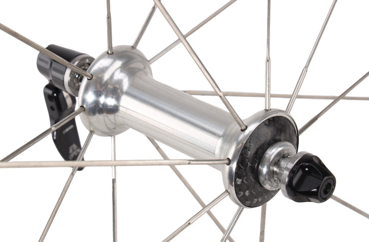 Zipp 404 Carbon Tubular Road Wheelset Shimano 10 Spd 700c Rim Brake QR USA Made