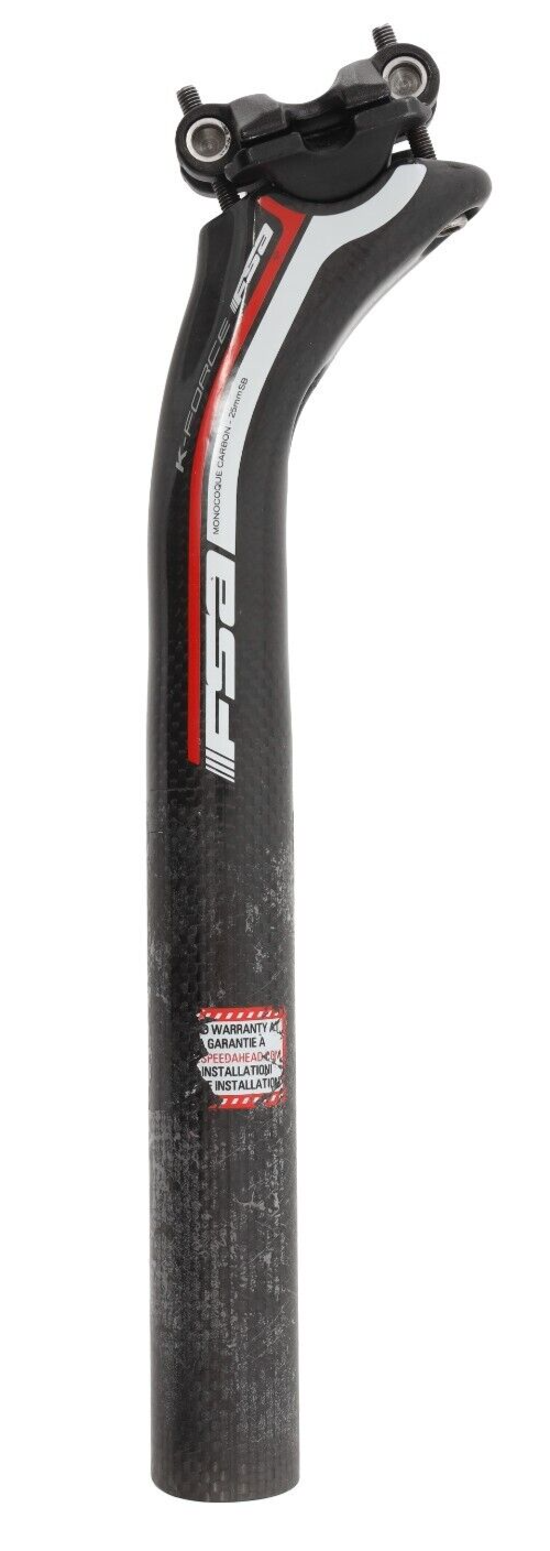 FSA K-Force Carbon Road Bike Seatpost 31.6 x 280mm 25mm SB Adjustable 7 x 7mm
