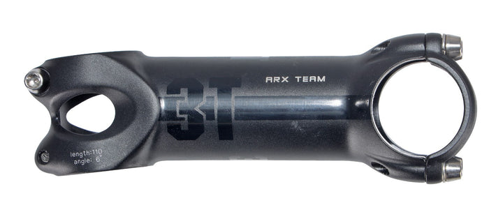 3T ARX Team Alloy Road Bike Stem 31.8x 110mm BLACK 6º Gravel 1 1/8" CX Race Ti