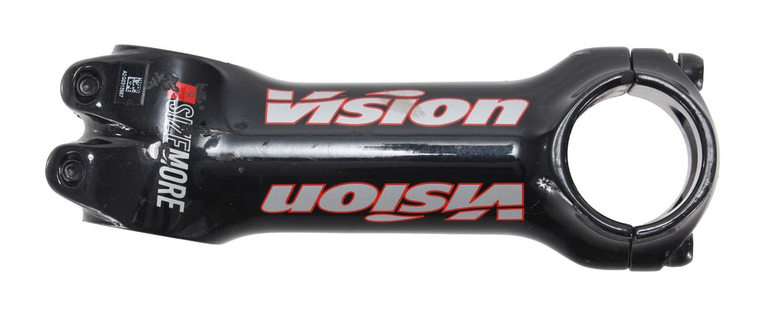 Vision SizeMore Alloy Road Bike Stem 31.8x 110mm 10º Black 1-1/8"