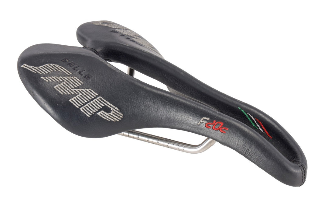 Selle SMP F20 C Road Bike Saddle 134mm BLACK 7 x 7mm AISI Steel Cutaway Italy