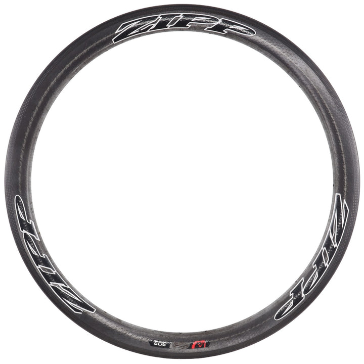 Zipp 303 Carbon Clincher 18H FRONT Road Bike Rim Brake QR 700c Gravel Cyclocross