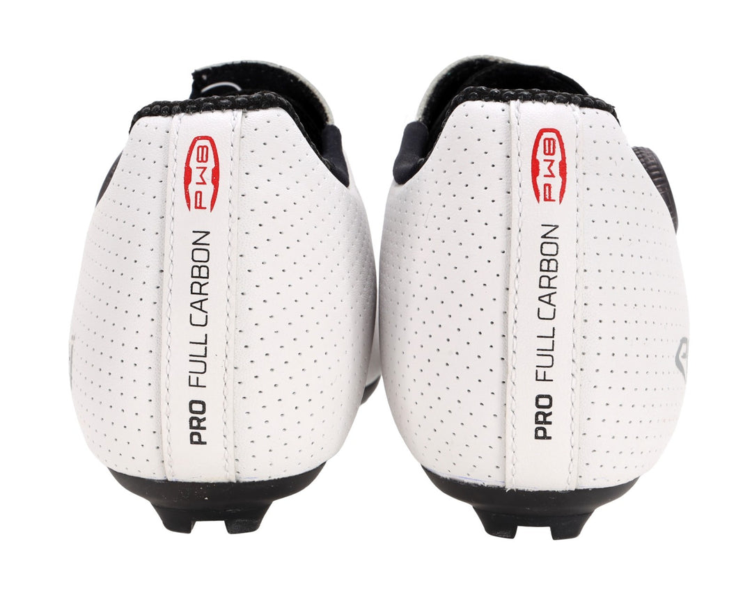 Ekoi PW8 C12 Carbon Road Bike Shoes EU 43 US Men 9.5-10 WHITE BOA Dial