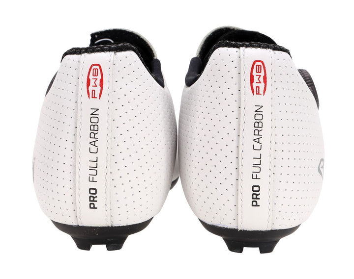 Ekoi PW8 C12 Carbon Road Bike Shoes EU 43 US Men 9.5-10 WHITE BOA Dial