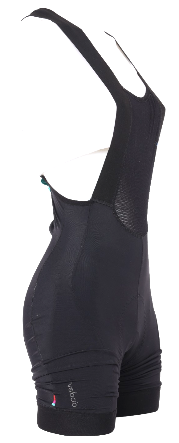 Velocio Signature Cycling Bib Short Women SMALL Black Road Bike Gravel Cycling