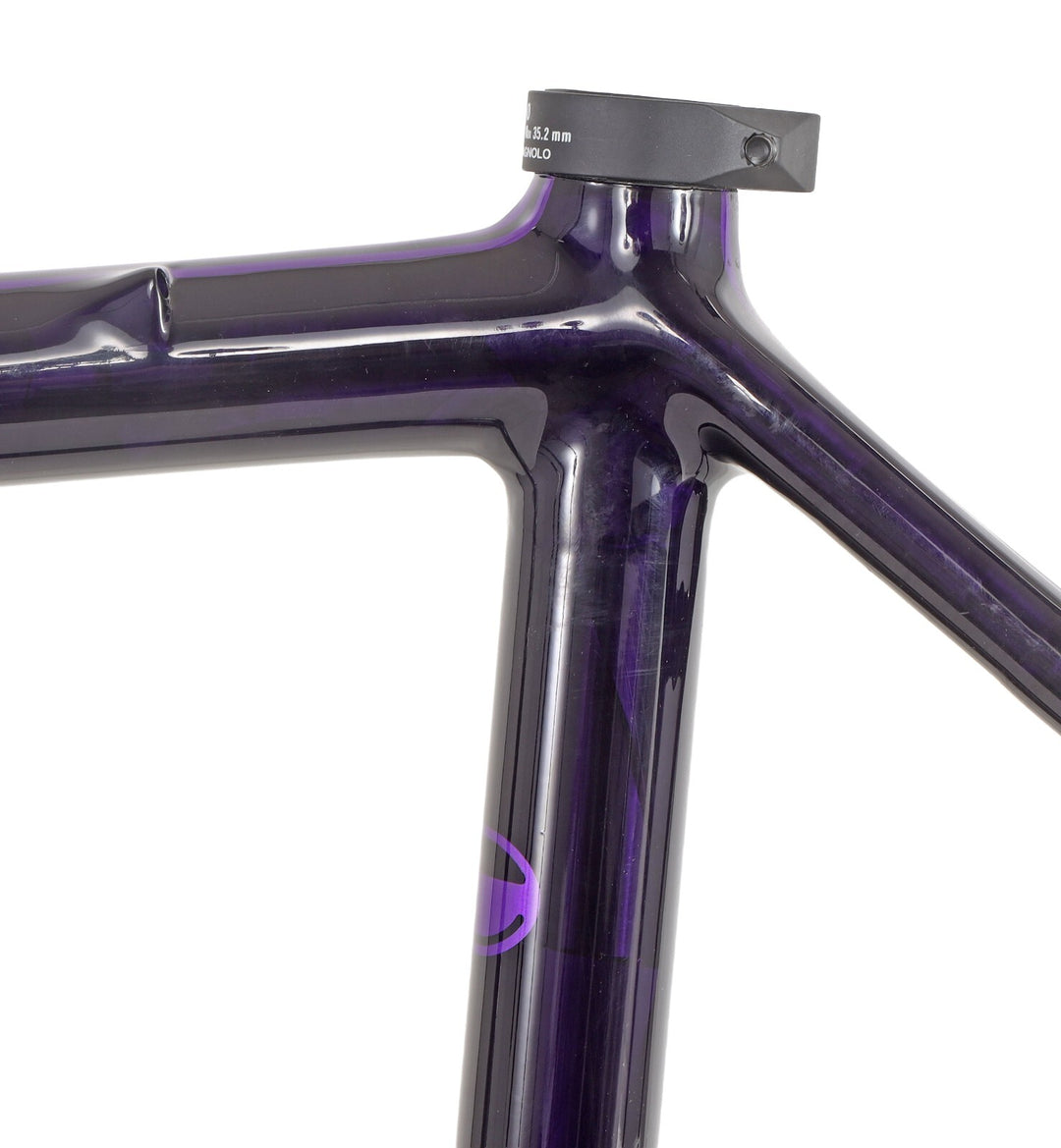 Crumpton Carbon Road Bike Frameset 49cm Custom Purple Rim Brake QR Race Di2 2015