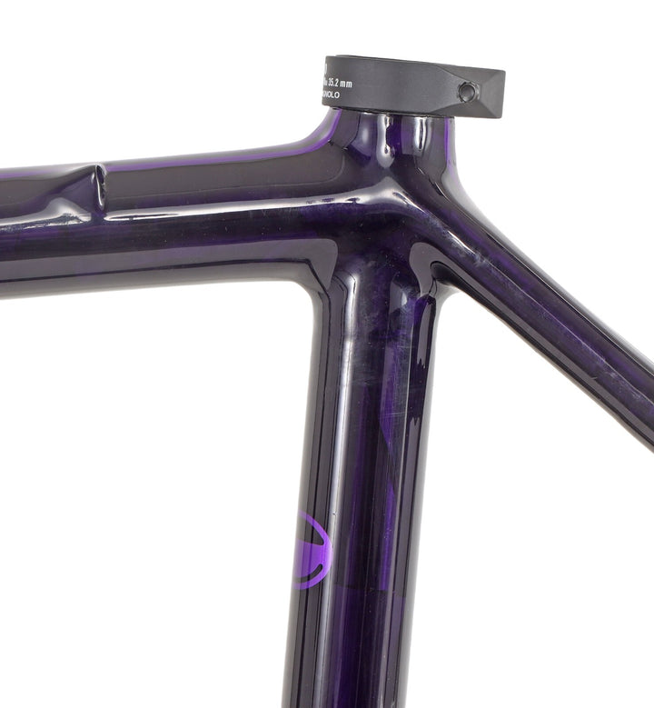 Crumpton Carbon Road Bike Frameset 49cm Custom Purple Rim Brake QR Race Di2 2015