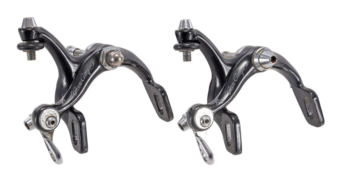 Dia-Compe Royal Gran Compe 400 Road Bike Rim Brake Caliper SET Black CM F/R