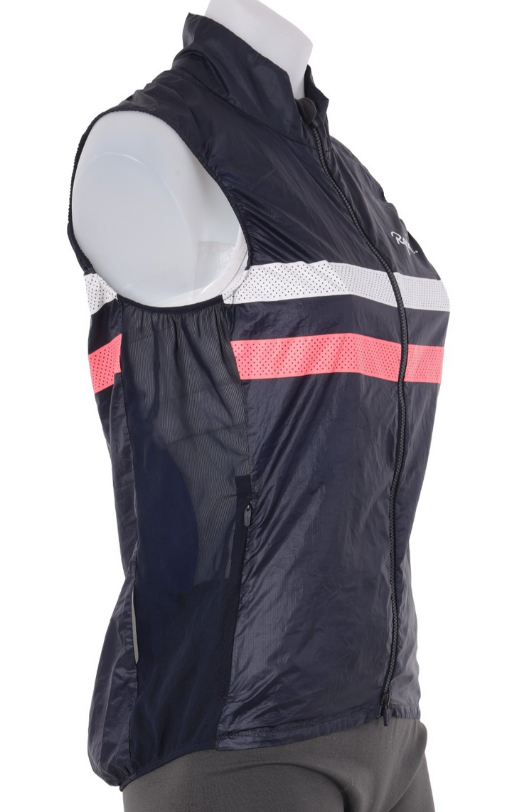 Rapha Brevet Gilet Women MEDIUM Blue Road Bike Cycling Sleeveless