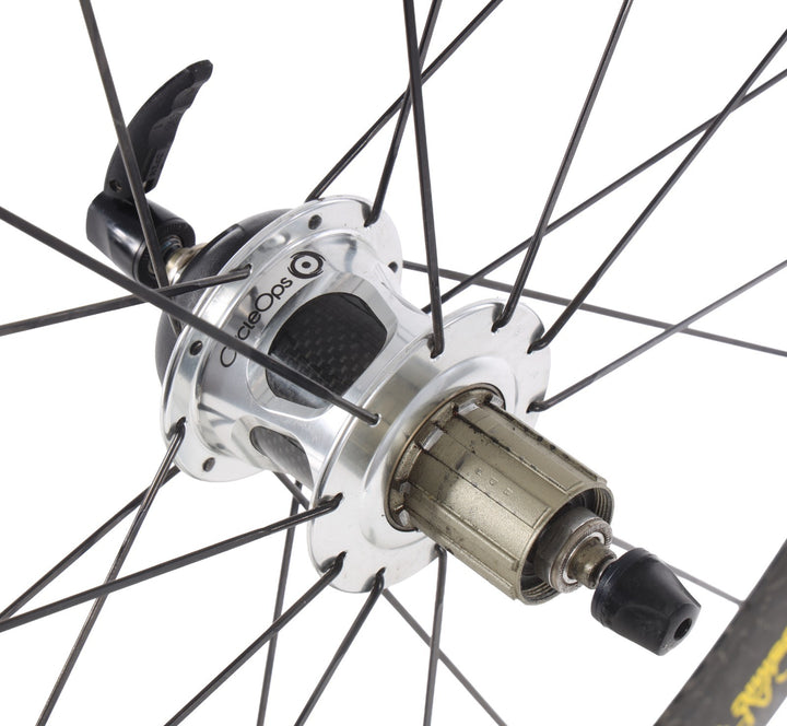 Mavic Cosmic Carbone Pro SSC Tubular Road Wheelset 10 Sp PowerTap SL 700c Rim QR