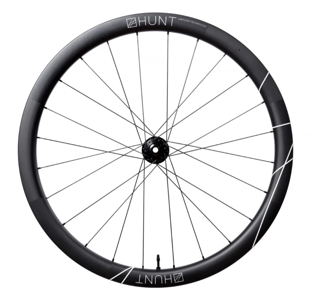 HUNT 42 Limitless Gravel Carbon CL Disc Tubeless 12x 100 FRONT Wheel 700c CX