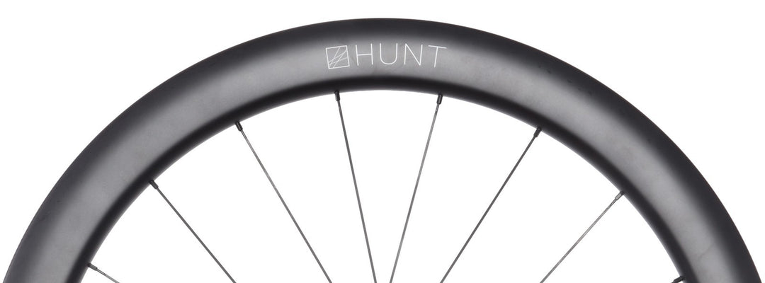 HUNT 54 Aerodynamicist Carbon Disc CL Tubeless 12x 100 Road FRONT Wheel 700c EZO