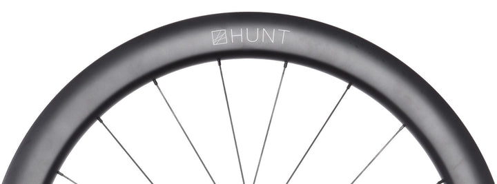 HUNT 54 Aerodynamicist Carbon Disc CL Tubeless 12x 100 Road FRONT Wheel 700c EZO